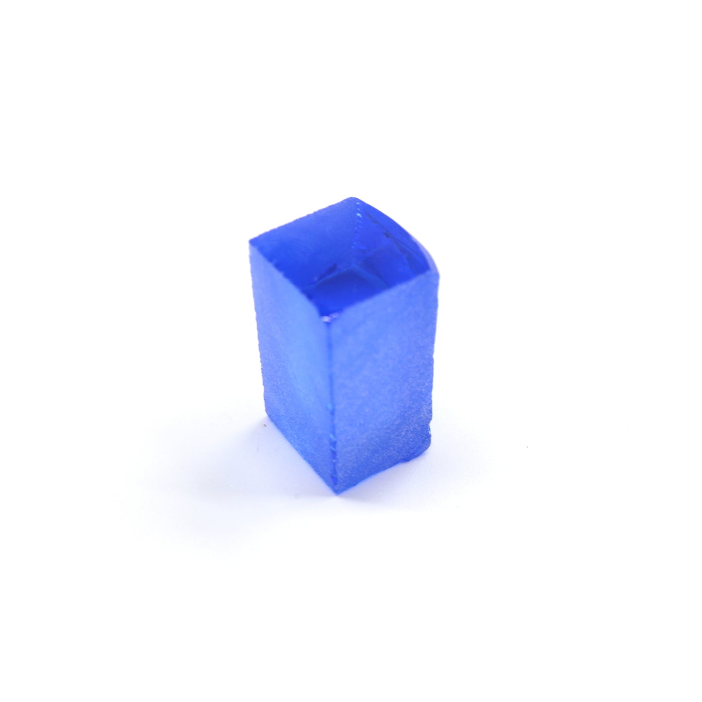 Lab-Created Cobalt Spinel – High-Clarity Neon Blue Rough Crystal