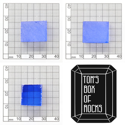 Lab-Created Cobalt Spinel – High-Clarity Neon Blue Rough Crystal