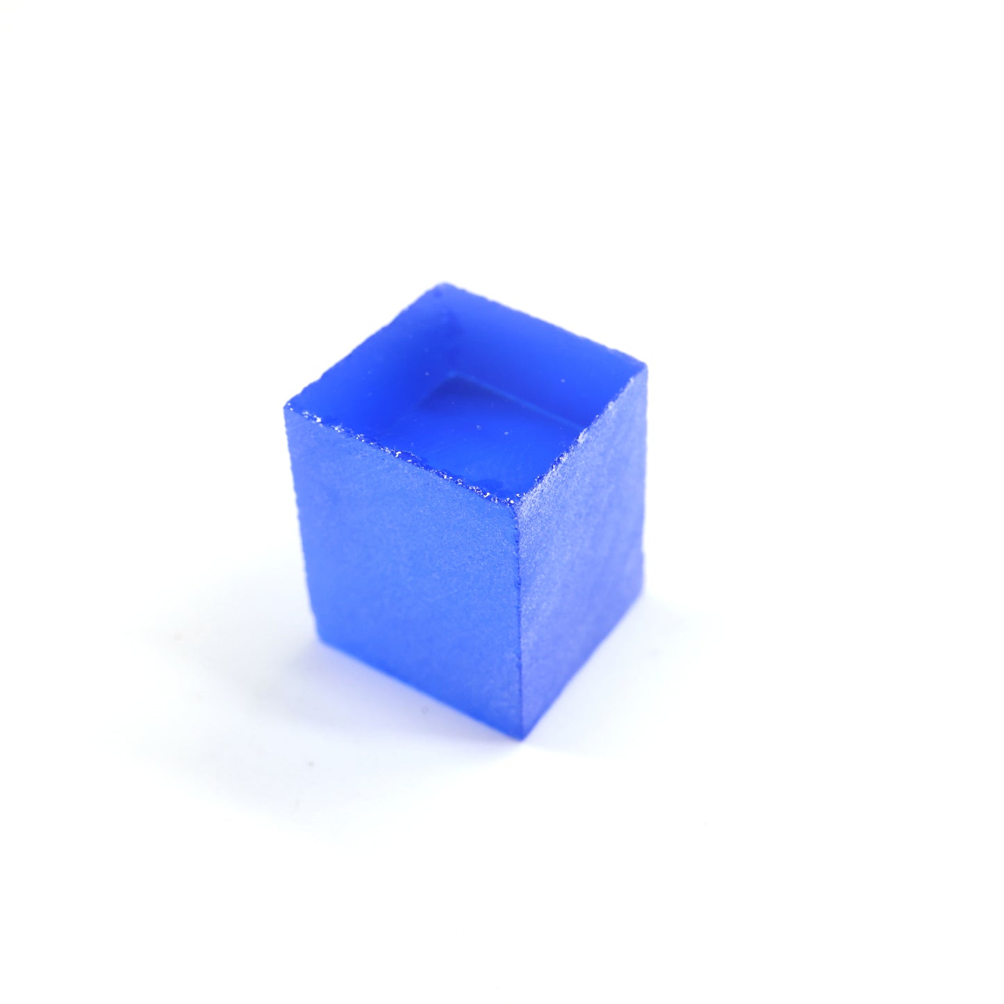 Lab-Created Cobalt Spinel – High-Clarity Neon Blue Rough Crystal