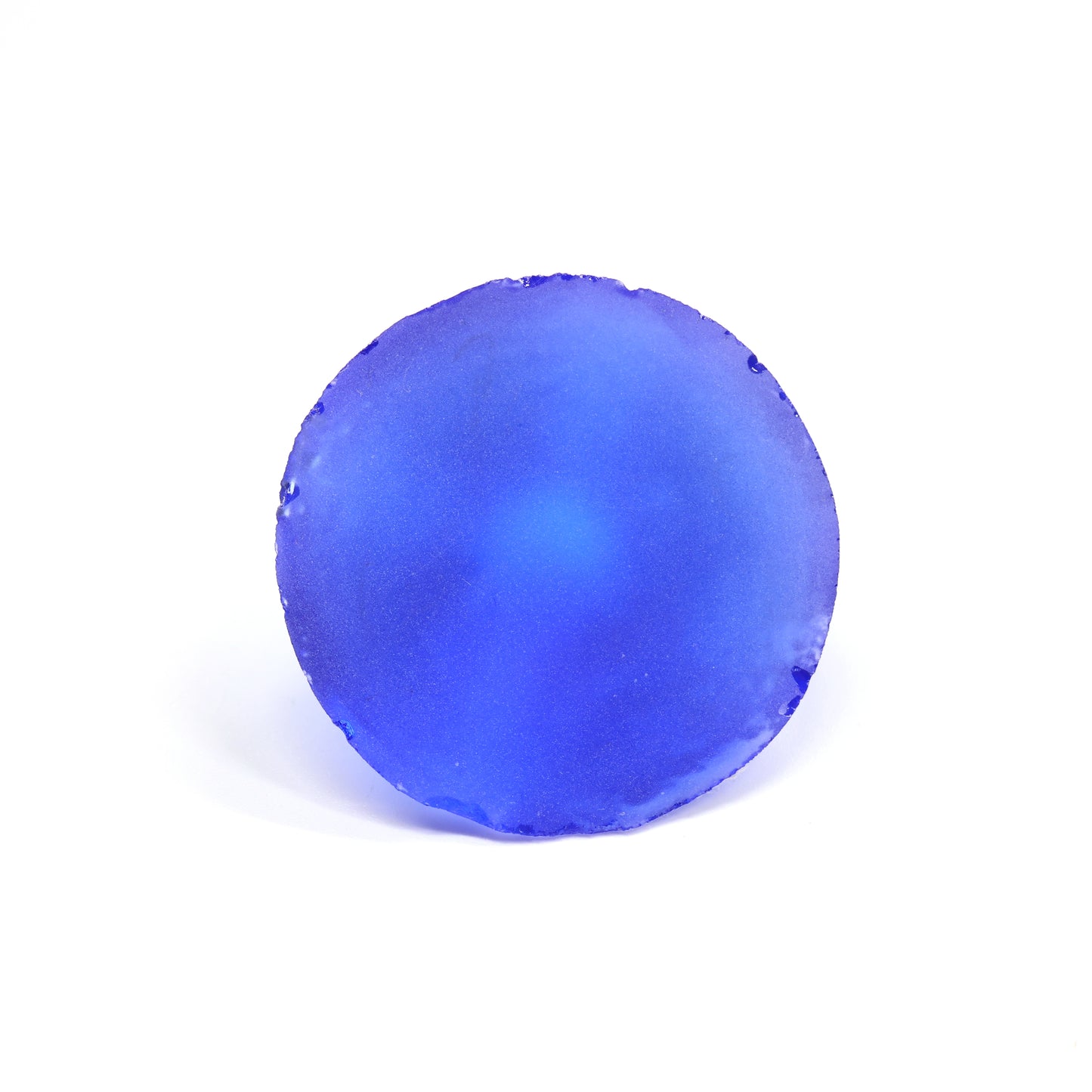 Lab-Created Cobalt Spinel – High-Clarity Neon Blue Rough Crystal