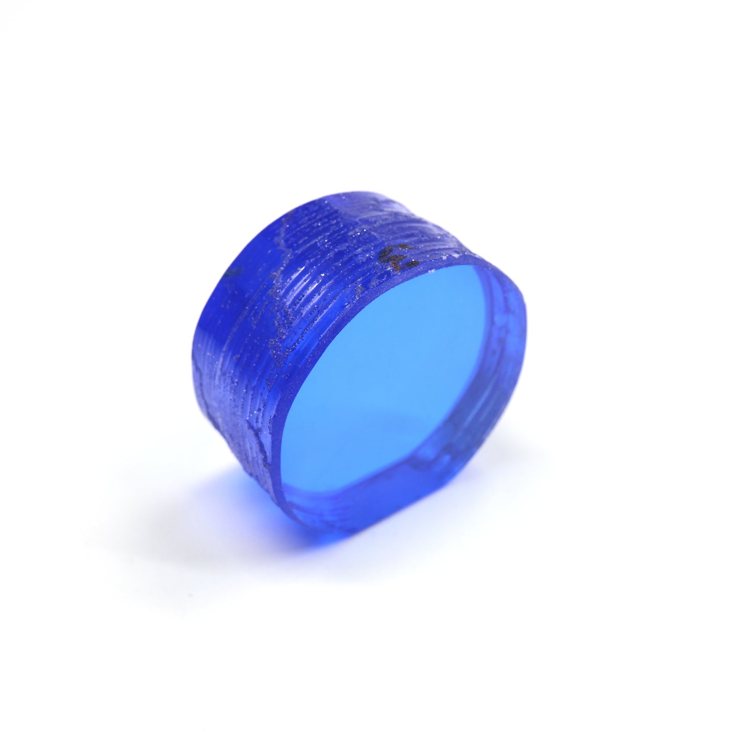 Lab-Created Cobalt Spinel – High-Clarity Neon Blue Rough Crystal