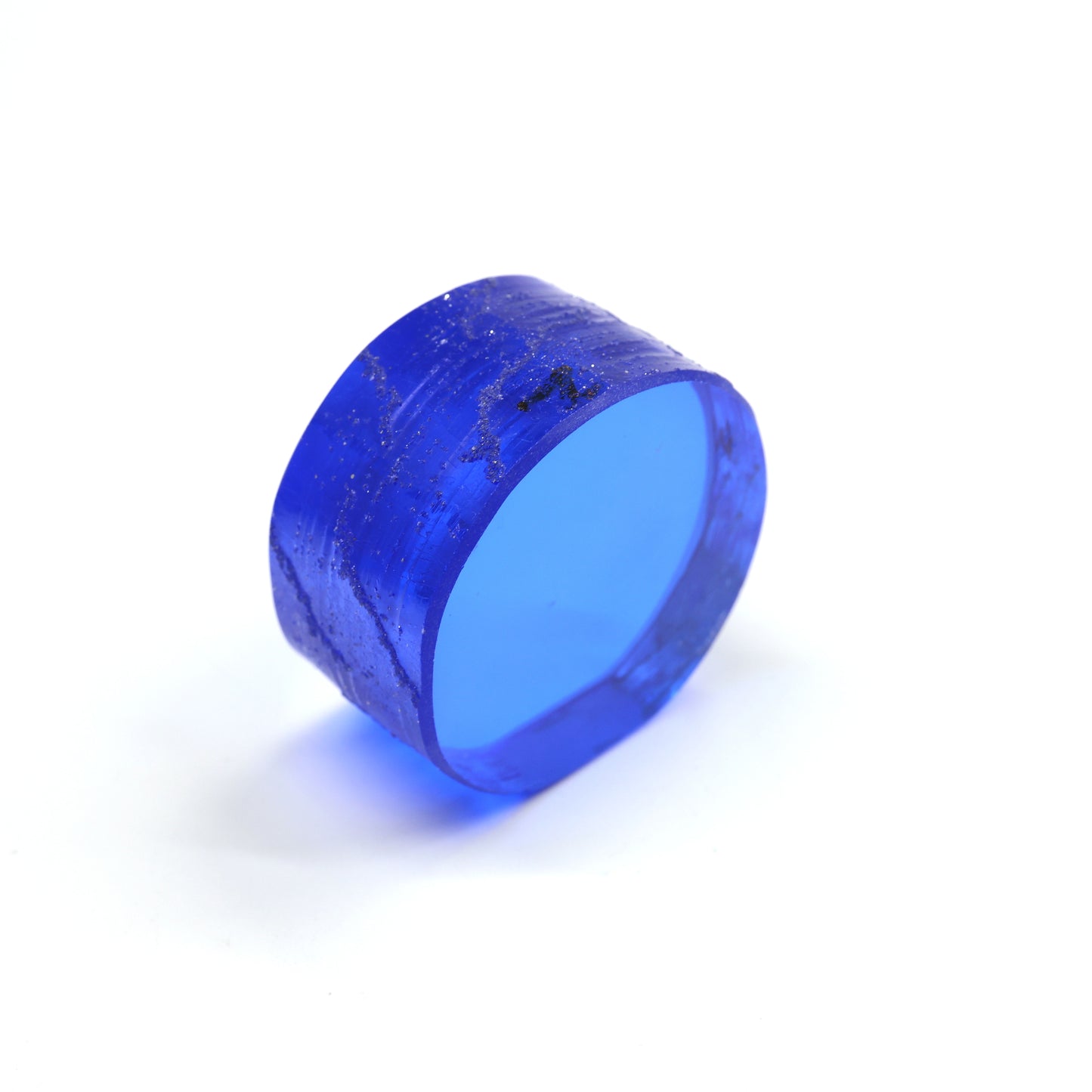 Lab-Created Cobalt Spinel – High-Clarity Neon Blue Rough Crystal
