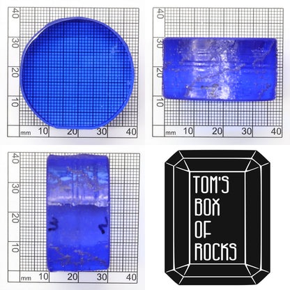 Lab-Created Cobalt Spinel – High-Clarity Neon Blue Rough Crystal