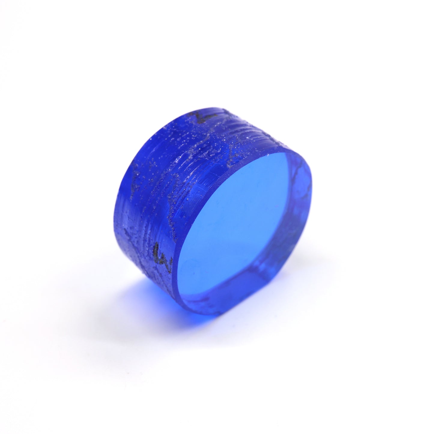 Lab-Created Cobalt Spinel – High-Clarity Neon Blue Rough Crystal