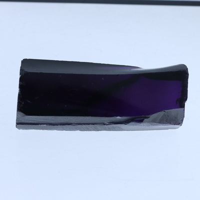 Dark Amethyst Cubic Zirconia Faceting Rough for Gem Cutting - Various Sizes #BEGIN