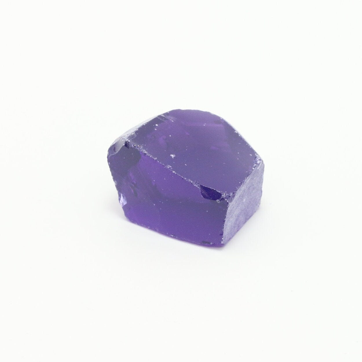 Nanosital Simulated Dark Amethyst  Lab Created Faceting Rough for Gem Cutting - #B-1747 - Various Sizes #BEGIN
