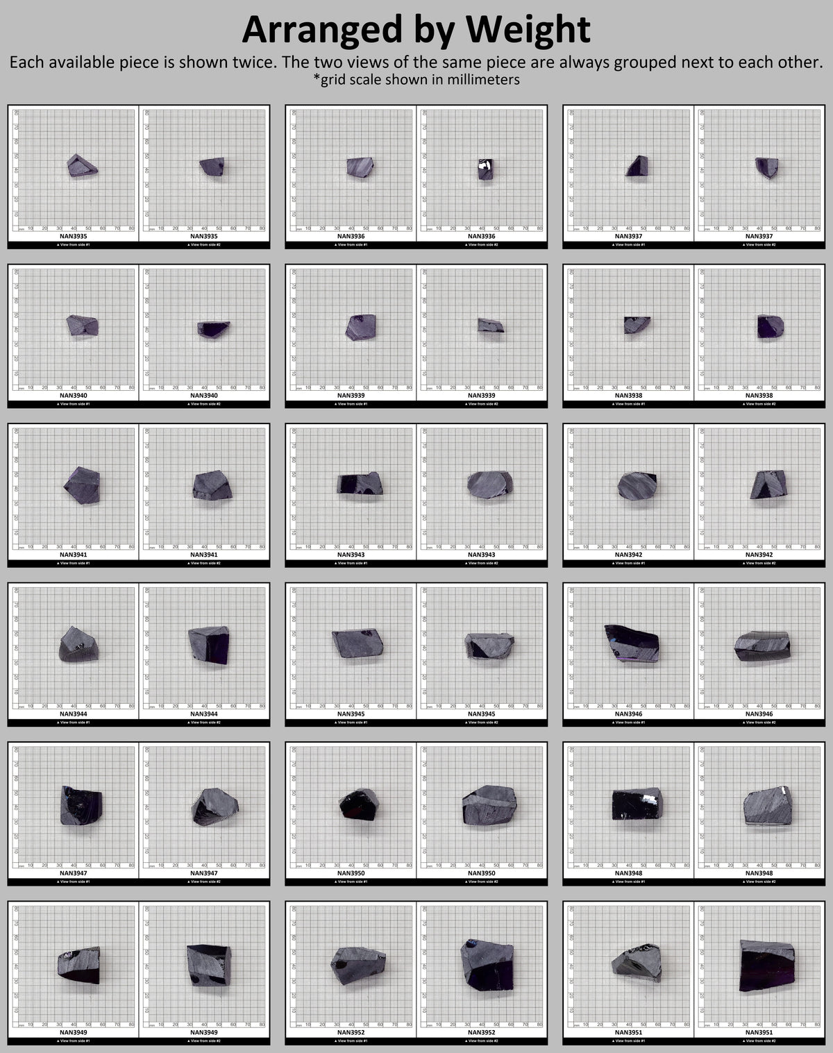 Nanosital Simulated Dark Amethyst  Lab Created Faceting Rough for Gem Cutting - #B-1747 - Various Sizes : #BEGIN