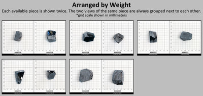 Nanosital Simulated Dark Arctic Blue Lab Created Faceting Rough for Gem Cutting - #C-206 - Various Sizes #BEGIN