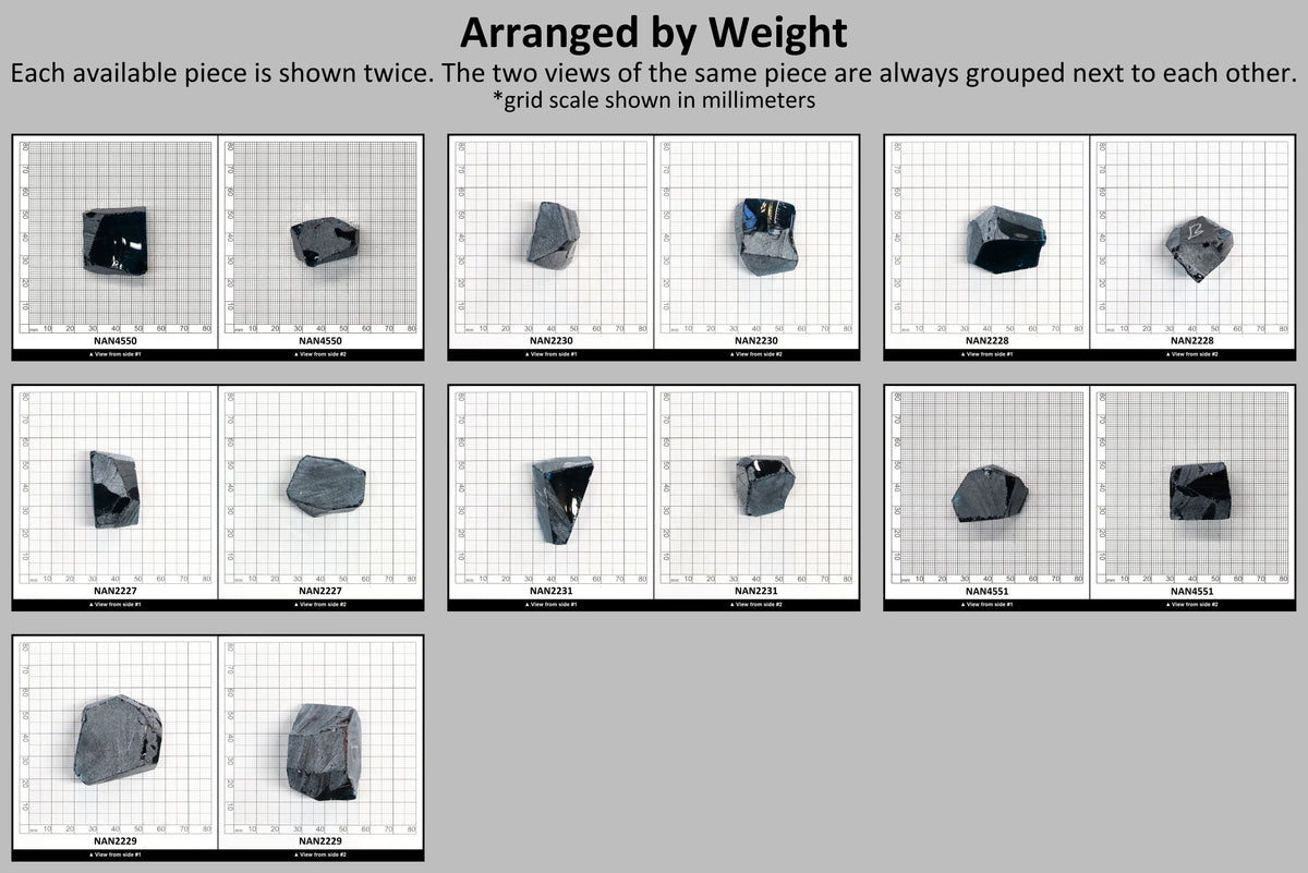Nanosital Simulated Dark Arctic Blue Lab Created Faceting Rough for Gem Cutting - #C-206 - Various Sizes : #BEGIN