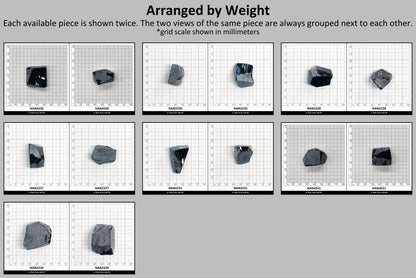 Nanosital Simulated Dark Arctic Blue Lab Created Faceting Rough for Gem Cutting - #C-206 - Various Sizes : #BEGIN