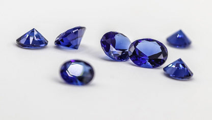 Nanosital Simulated Dark Blue Sapphire Lab Created Faceting Rough for Gem Cutting - #30 - Various Sizes #BEGIN