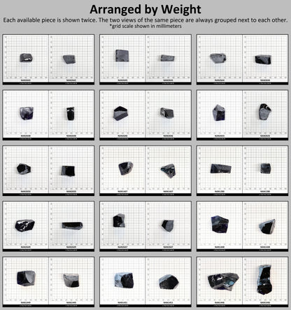 Nanosital Simulated Dark Blue Sapphire Lab Created Faceting Rough for Gem Cutting - #30 - Various Sizes #BEGIN