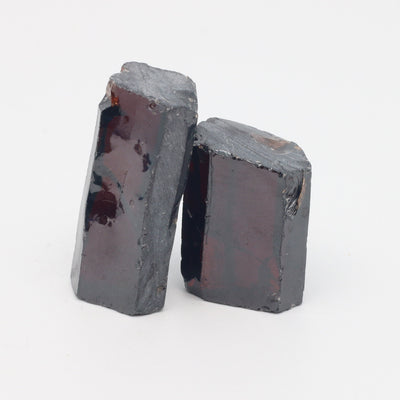 Dark Garnet Cubic Zirconia Faceting Rough for Gem Cutting - Various Sizes #BEGIN