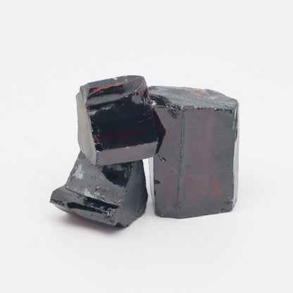 Dark Garnet Cubic Zirconia Faceting Rough for Gem Cutting - Various Sizes #BEGIN