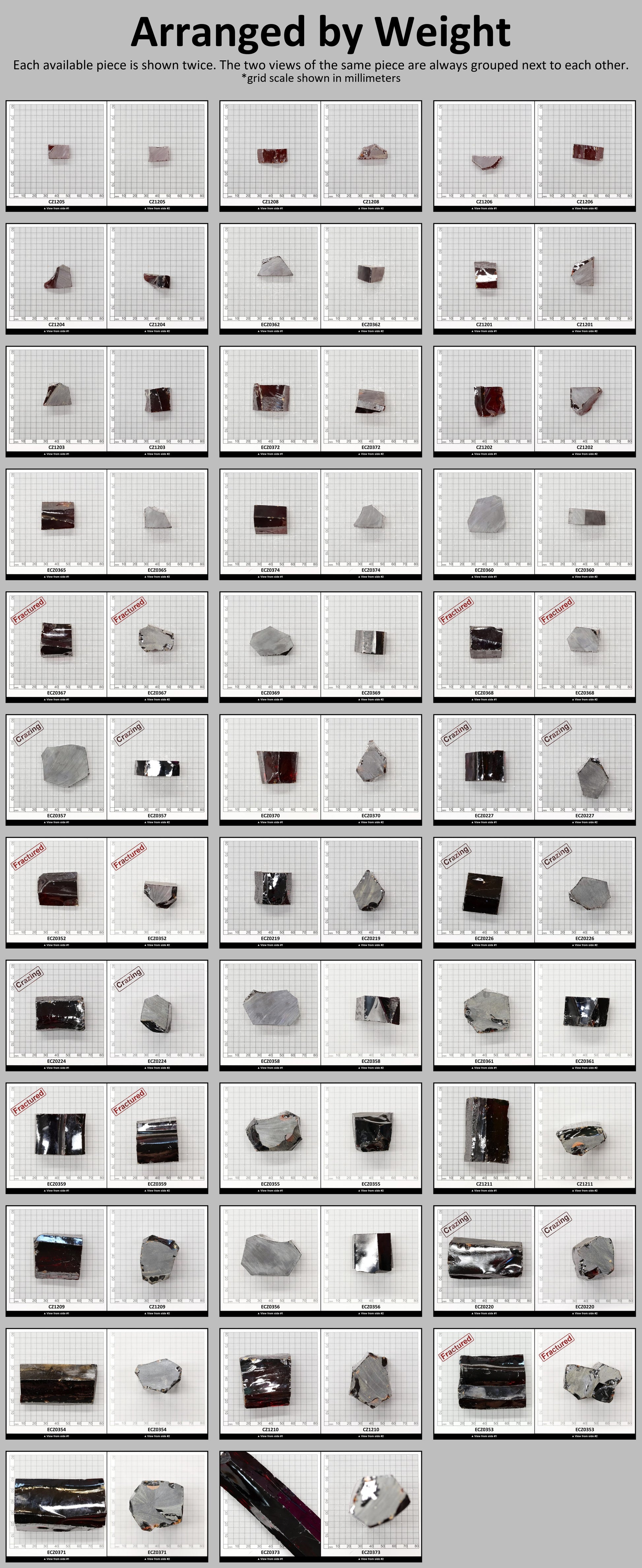 Dark Garnet Cubic Zirconia Faceting Rough for Gem Cutting - Various Sizes #BEGIN