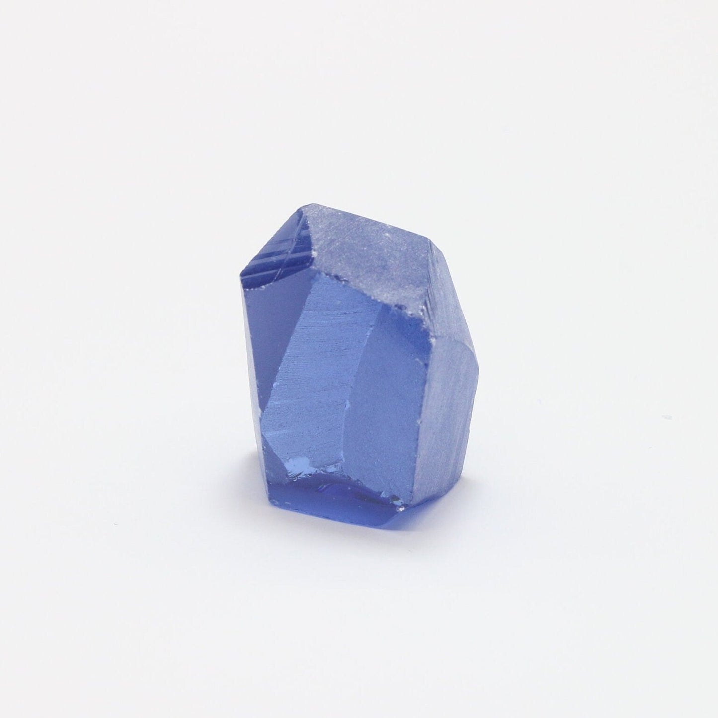 Nanosital Simulated Dark Ice Blue Sapphire Lab Created Faceting Rough for Gem Cutting - #A-4056- Various Sizes #BEGIN