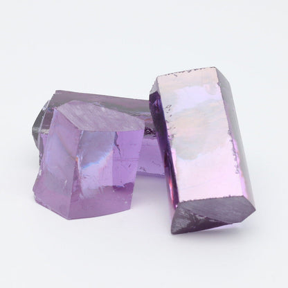 Dark Lavender Cubic Zirconia Faceting Rough for Gem Cutting - Various Sizes #BEGIN