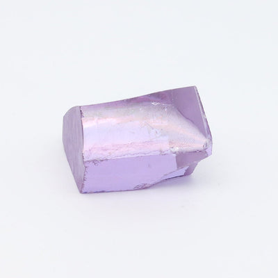 Dark Lavender Cubic Zirconia Faceting Rough for Gem Cutting - Various Sizes #BEGIN