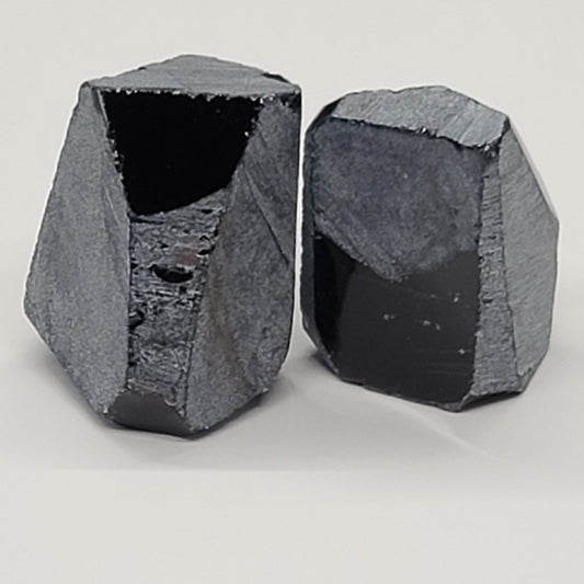 Nanosital Simulated Dark London Blue Topaz Lab Created Faceting Rough for Gem Cutting - #48 - Various Sizes #BEGIN