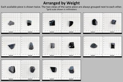 Nanosital Simulated Dark Ocean Grey Lab Created Faceting Rough for Gem Cutting - #A-756 - Various Sizes #BEGIN