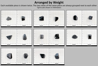 Nanosital Simulated Dark Ocean Grey Lab Created Faceting Rough for Gem Cutting - #A-756 - Various Sizes #BEGIN