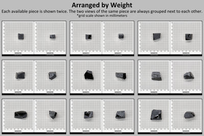 Nanosital Simulated Dark Ocean Grey Lab Created Faceting Rough for Gem Cutting - #A-756 - Various Sizes : #BEGIN