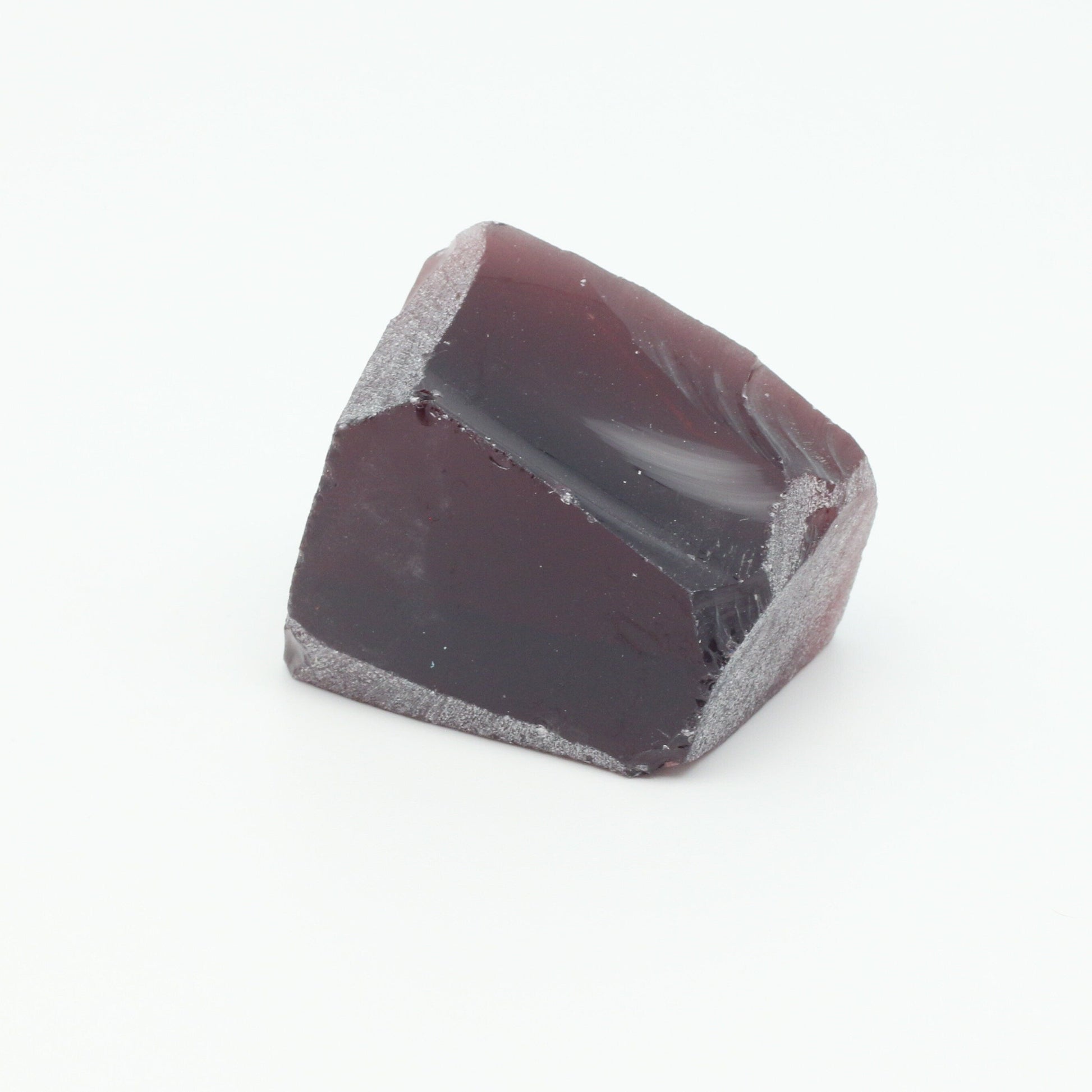Nanosital Simulated Dark Padparadscha Sapphire Lab Created Faceting Rough for Gem Cutting - #E-481 - Various Sizes #BEGIN