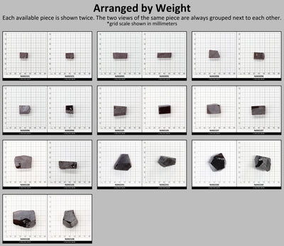 Nanosital Simulated Dark Padparadscha Sapphire Lab Created Faceting Rough for Gem Cutting - #E-481 - Various Sizes #BEGIN