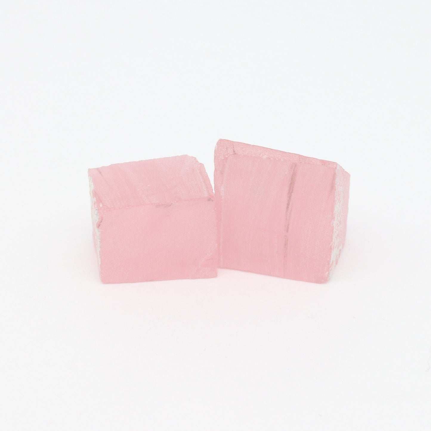 Nanosital Simulated Dark Peach Morganite (Included)  Lab Created Faceting Rough for Gem Cutting - #Z-45 - Various Sizes #BEGIN