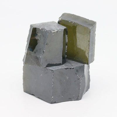Dark Peridot Cubic Zirconia Faceting Rough for Gem Cutting - Various Sizes #BEGIN