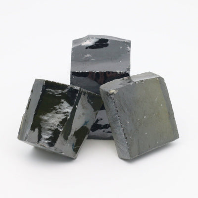 Dark Peridot Cubic Zirconia Faceting Rough for Gem Cutting - Various Sizes #BEGIN
