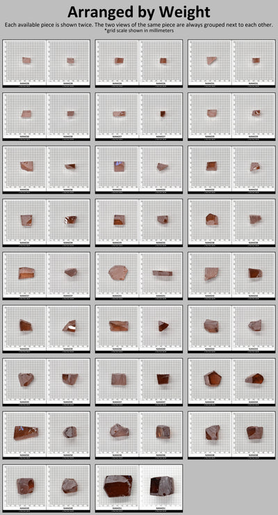 Nanosital Simulated Dark Pink Morganite Lab Created Faceting Rough for Gem Cutting - #E-195 - Various Sizes : #BEGIN