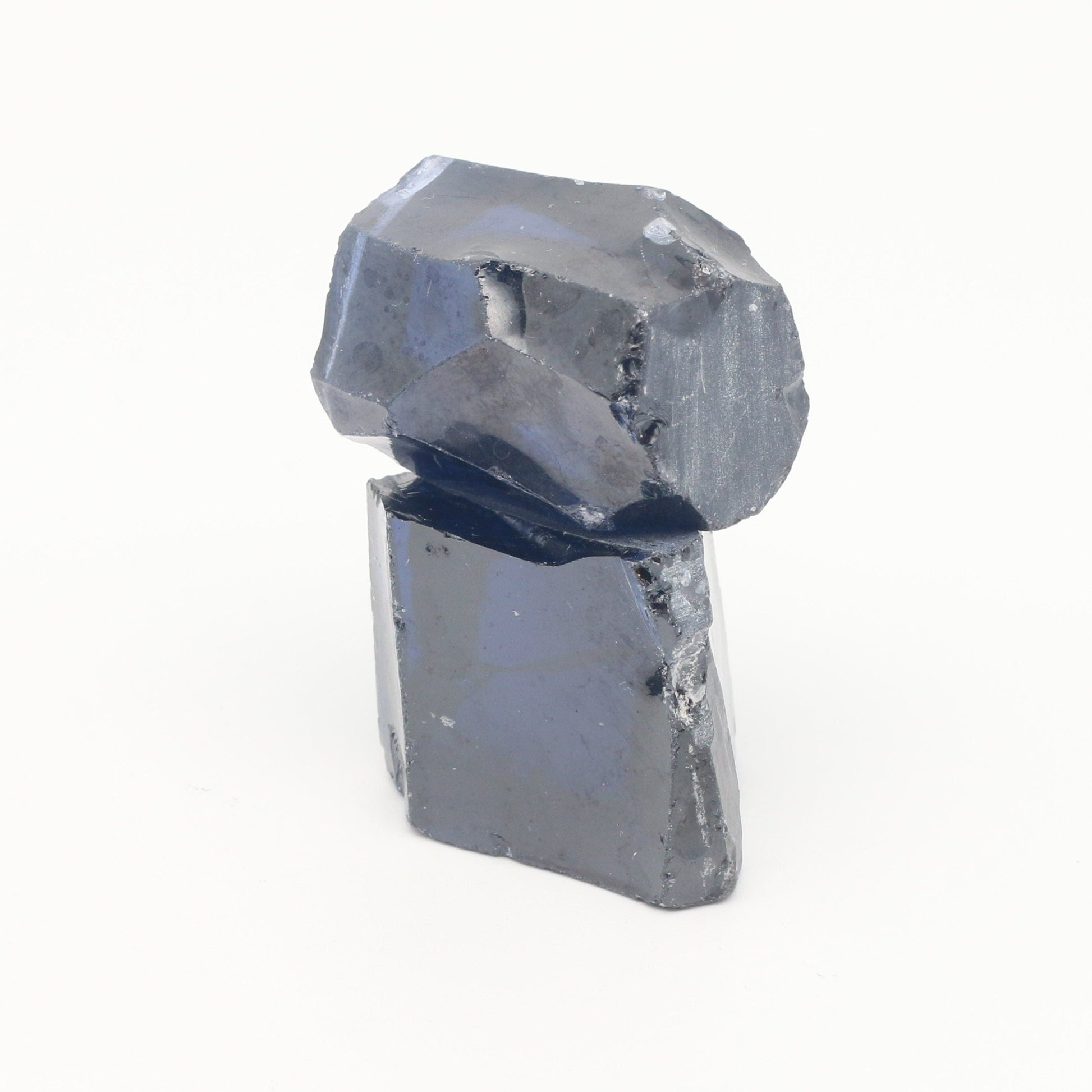 Dark Violet Cubic Zirconia Faceting Rough for Gem Cutting - Various Sizes #BEGIN