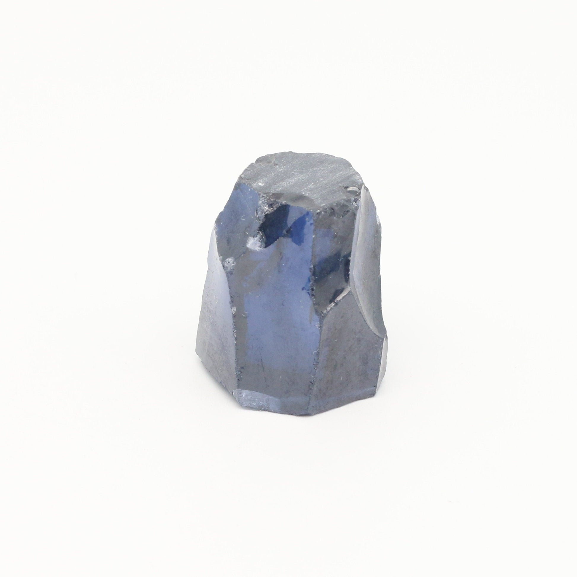 Dark Violet Cubic Zirconia Faceting Rough for Gem Cutting - Various Sizes #BEGIN
