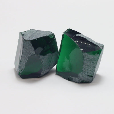 Nanosital Simulated Demantoid Lab Created Faceting Rough for Gem Cutting - #A-2092 - Various Sizes #BEGIN
