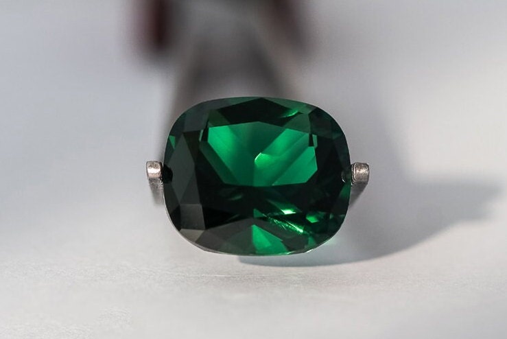 Nanosital Simulated Demantoid Lab Created Faceting Rough for Gem Cutting - #A-2092 - Various Sizes #BEGIN