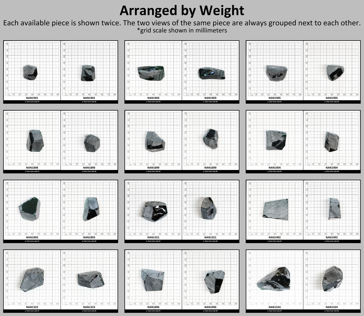 Nanosital Simulated Demantoid Lab Created Faceting Rough for Gem Cutting - #A-2092 - Various Sizes #BEGIN