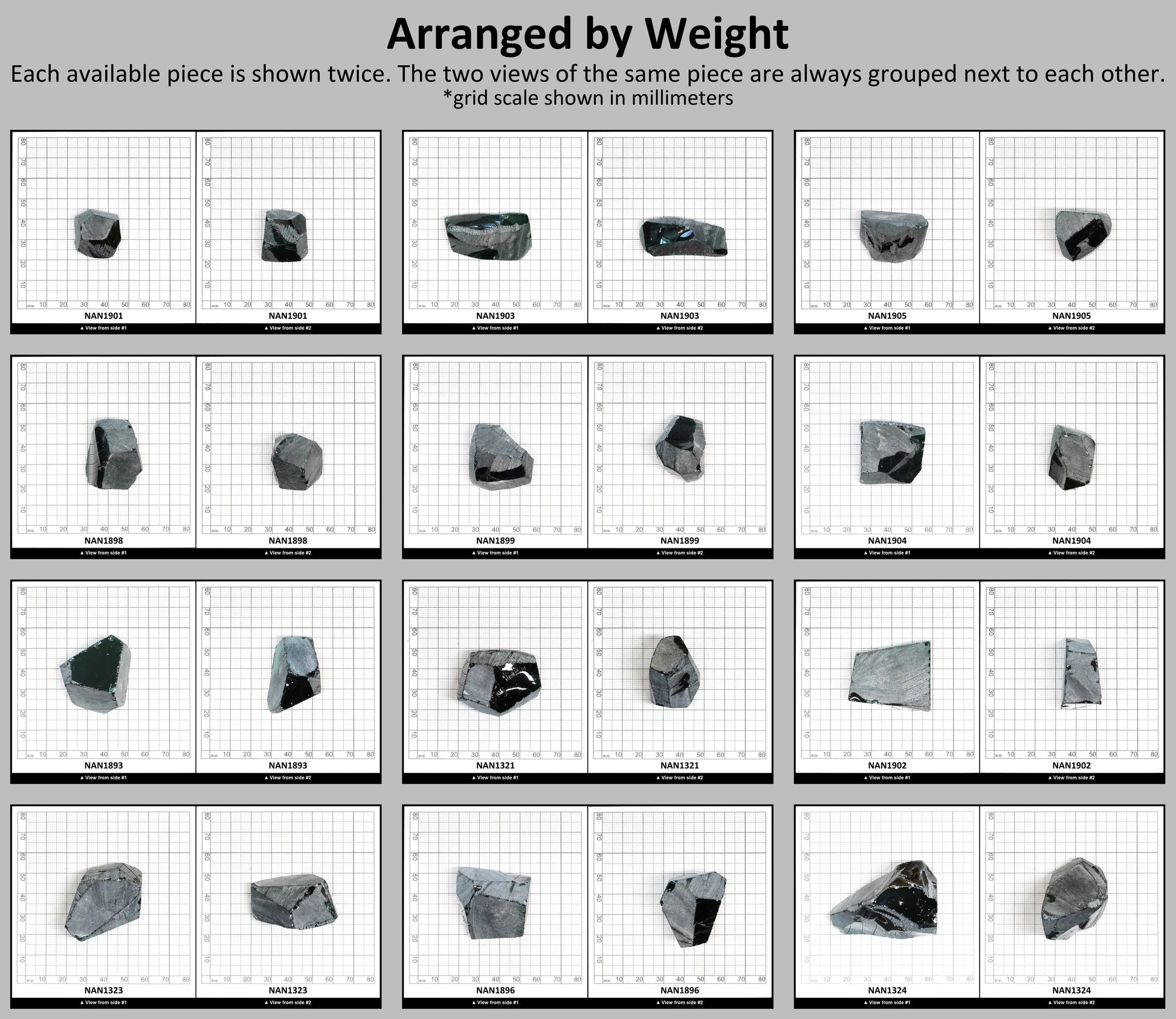 Nanosital Simulated Demantoid Lab Created Faceting Rough for Gem Cutting - #A-2092 - Various Sizes #BEGIN