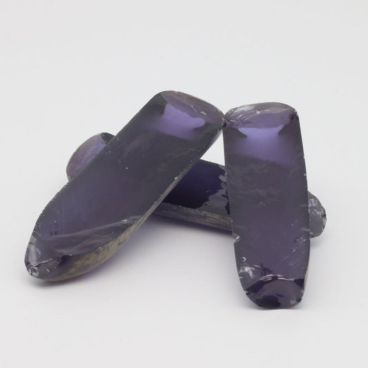 Djeva Alexandrite #45 Colored Lab Created Corundum Sapphire Faceting Rough for Gem Cutting - DISCONTINUED - Various Sizes - Split Boule #BEGIN