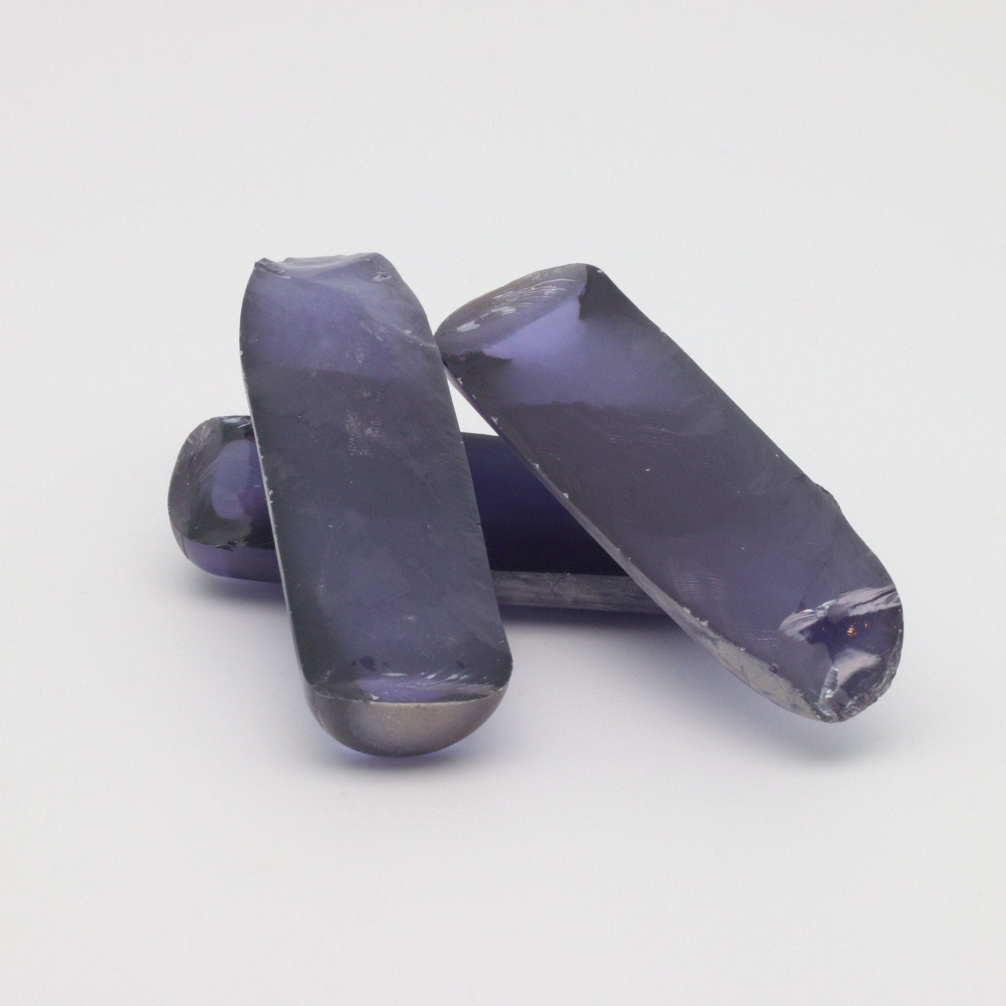 Djeva Alexandrite #47 Colored Lab Created Corundum Sapphire Faceting Rough for Gem Cutting - DISCONTINUED - Various Sizes - Split Boule #BEGIN