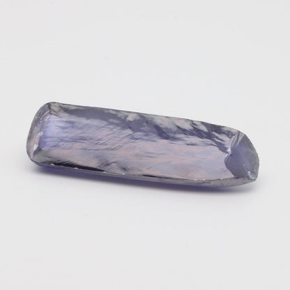 Djeva Alexandrite #47 Colored Lab Created Corundum Sapphire Faceting Rough for Gem Cutting - DISCONTINUED - Various Sizes - Split Boule #BEGIN