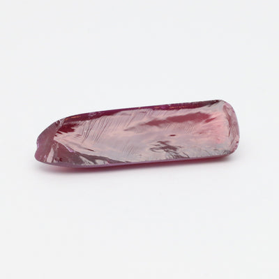 Djeva Dark Ruby Red #6 Lab Created Corundum Sapphire Faceting Rough for Gem Cutting - DISCONTINUED - Various Sizes - Split Boule #BEGIN