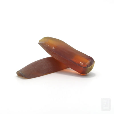 Djeva Imperial Topaz #25SP Lab Created Corundum Sapphire Faceting Rough for Gem Cutting - DISCONTINUED - Various Sizes - Split Boule #BEGIN