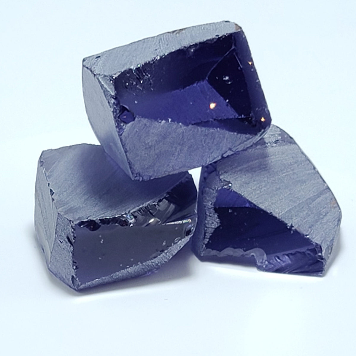 Nanosital Simulated Color Changing Lab Created Faceting Rough for Gem Cutting - #E-114 - Various Sizes : #BEGIN