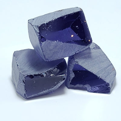 Nanosital Simulated Color Changing Lab Created Faceting Rough for Gem Cutting - #E-114 - Various Sizes : #BEGIN