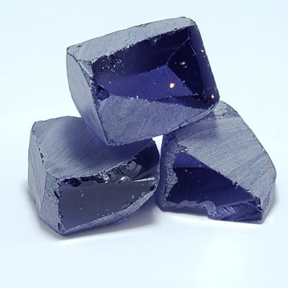 Nanosital Simulated Color Changing Lab Created Faceting Rough for Gem Cutting - #E-114 - Various Sizes : #BEGIN