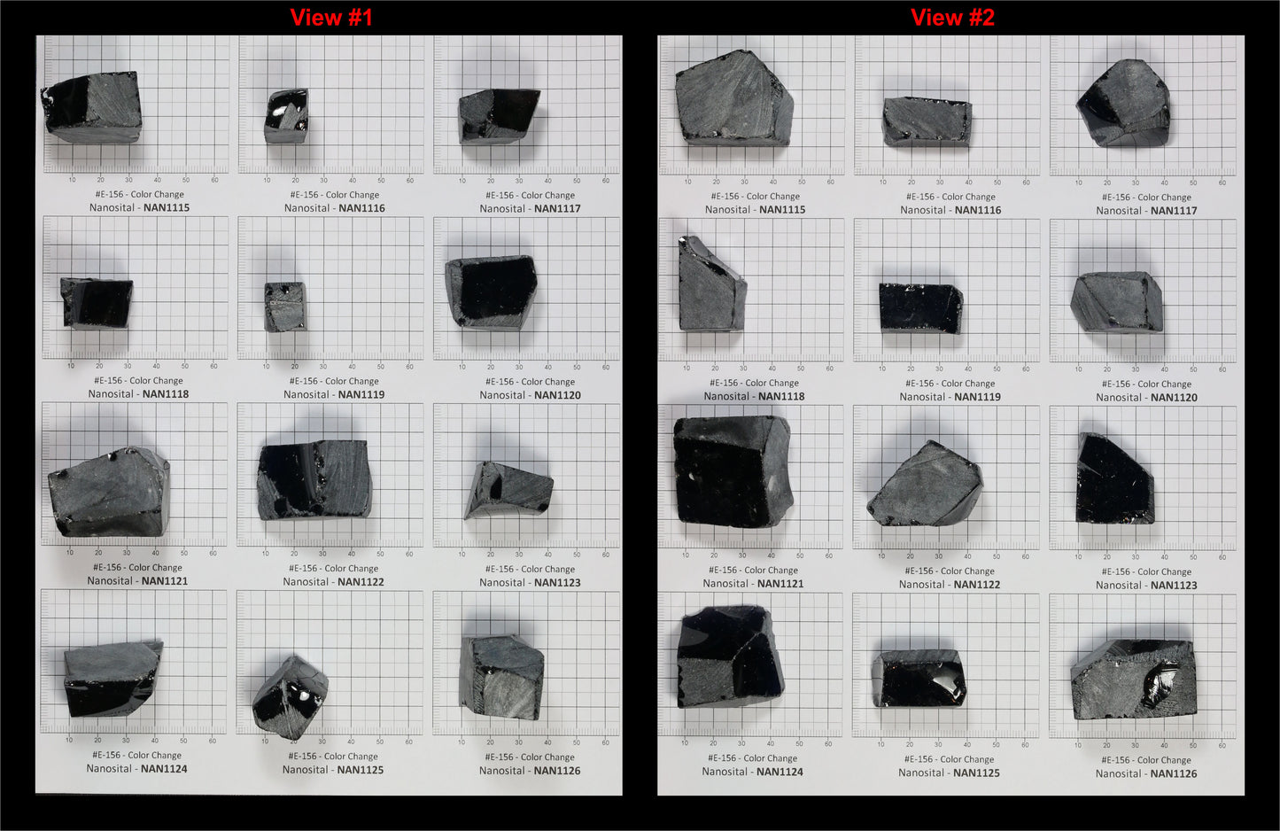 Nanosital Simulated Alexandrite Color Changing Lab Created Faceting Rough for Gem Cutting - #E-156 - Various Sizes