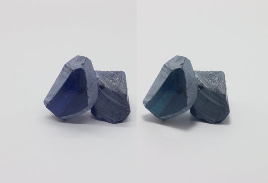 Nanosital Simulated Color Changing Lab Created Faceting Rough for Gem Cutting - #E-211 - Various Sizes : #BEGIN