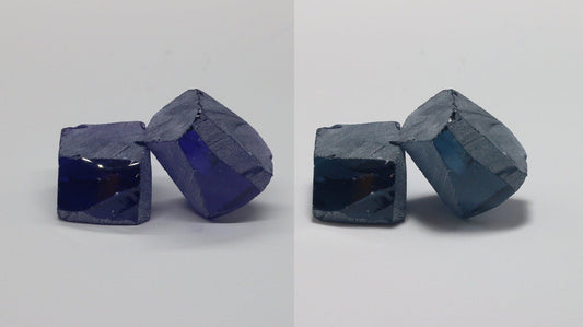 Nanosital Simulated Color Changing Lab Created Faceting Rough for Gem Cutting - #E-212 - Various Sizes : #BEGIN