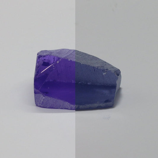 Nanosital Simulated Color Changing Lab Created Faceting Rough for Gem Cutting - #E-260 - Various Sizes : #BEGIN